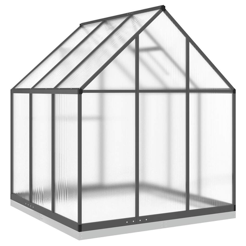 vidaXL Sere cu cadru de bază, antracit, 169x169x202 cm, aluminiu vidaXL Sere cu cadru de bază, antracit, 169x169x202 cm, aluminiu