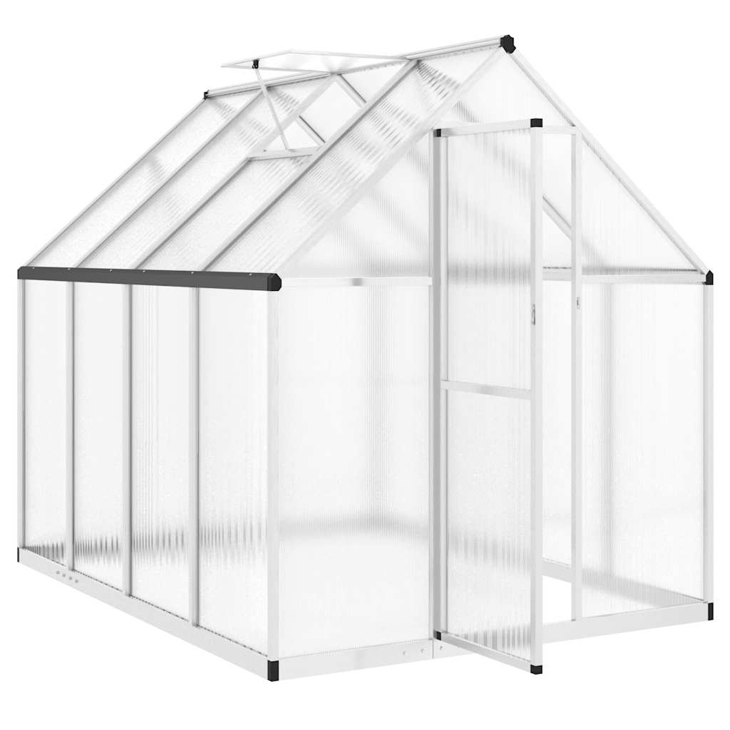 vidaXL Sere cu cadru de bază, argintiu, 224x169x195 cm, aluminiu vidaXL Sere cu cadru de bază, argintiu, 224x169x195 cm, aluminiu