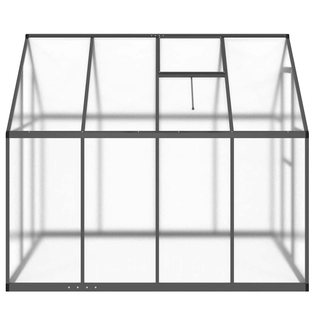 vidaXL Sere cu cadru de bază, antracit, 224x169x195 cm, aluminiu vidaXL Sere cu cadru de bază, antracit, 224x169x195 cm, aluminiu