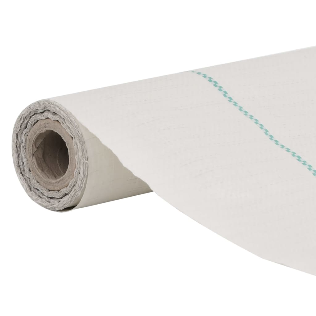 vidaXL Membrană antiburuieni, alb, 0,5x10 m, PP vidaXL Membrană antiburuieni, alb, 0,5x10 m, PP
