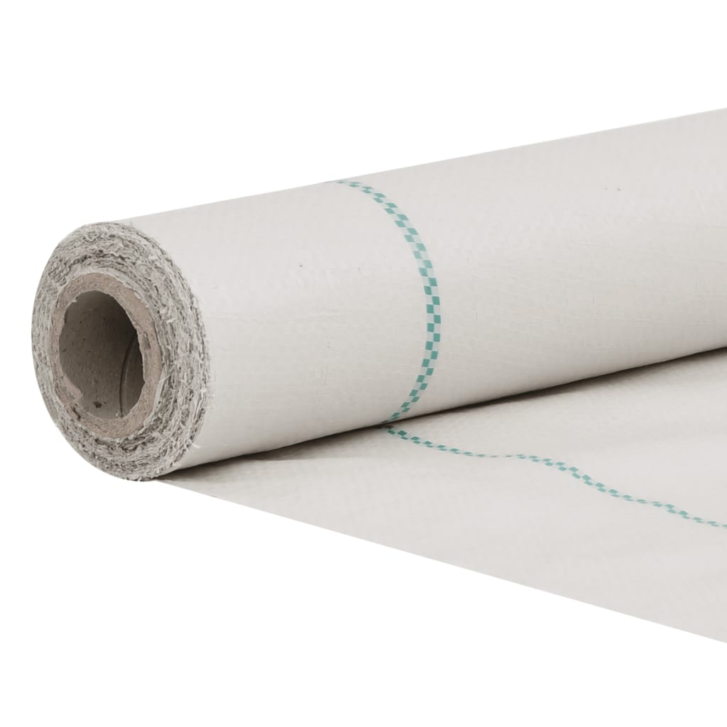 vidaXL Membrană antiburuieni, alb, 0,5x150 m, PP vidaXL Membrană antiburuieni, alb, 0,5x150 m, PP
