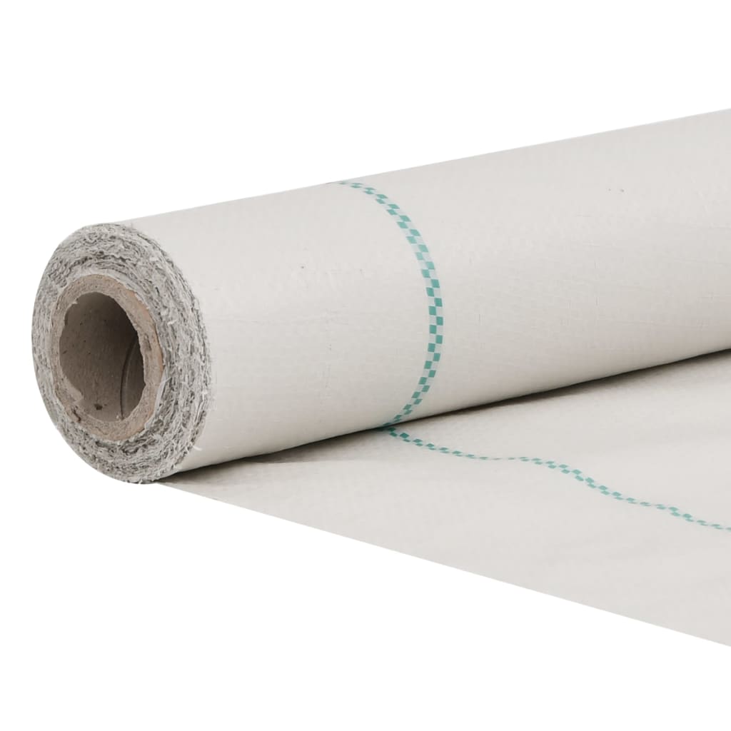 vidaXL Membrană antiburuieni, alb, 1x150 m, PP vidaXL Membrană antiburuieni, alb, 1x150 m, PP