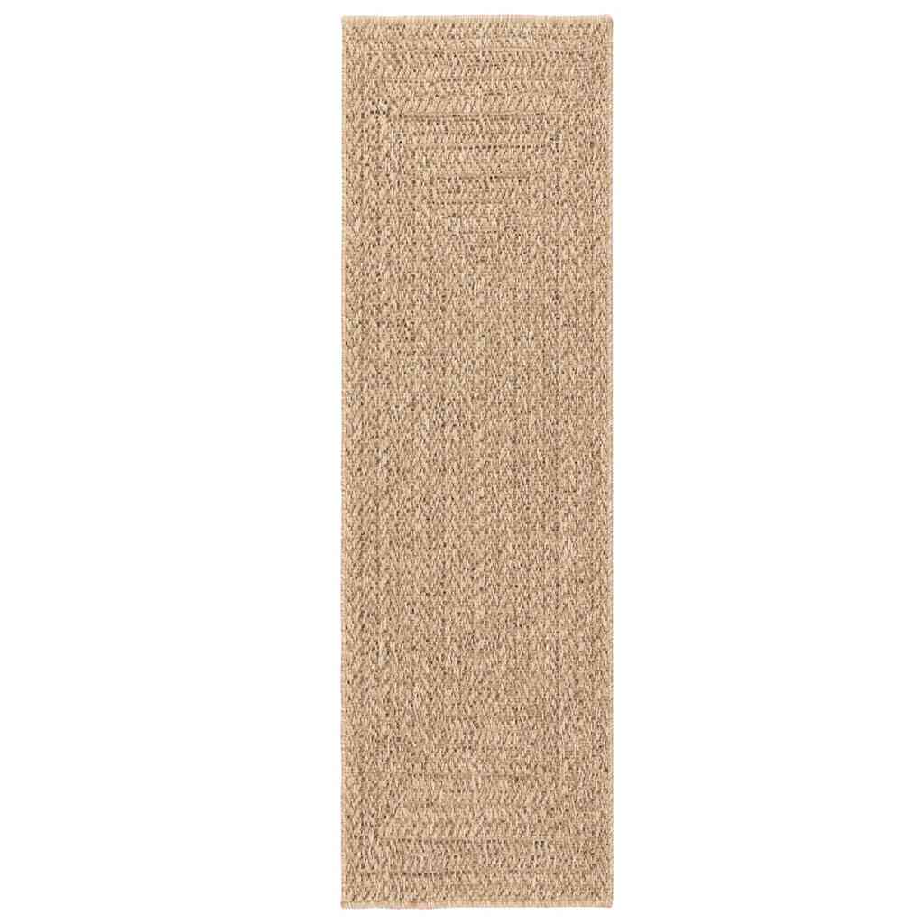 vidaXL Covor ZIZUR aspect iută, 80x250 cm, pentru interior și exterior vidaXL Covor ZIZUR aspect iută, 80x250 cm, pentru interior și exterior