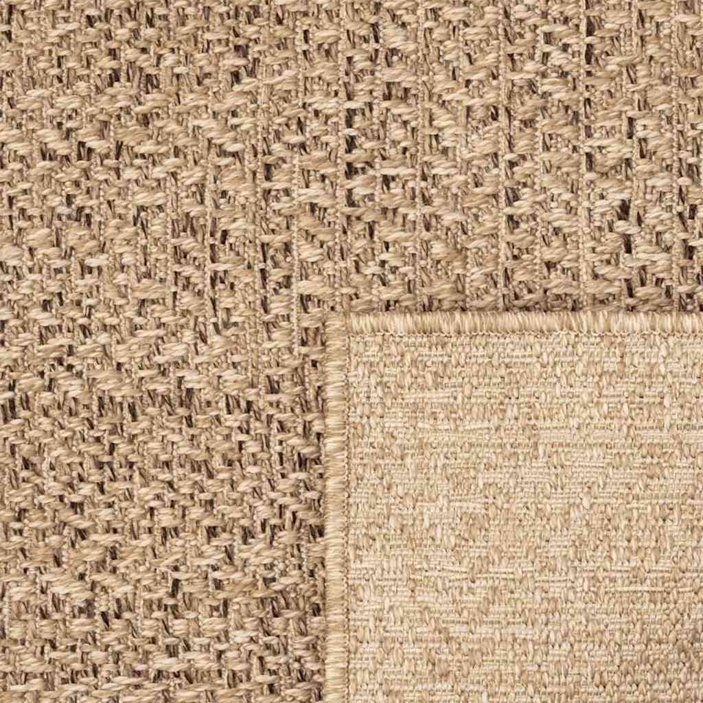 vidaXL Covor ZIZUR aspect iută, 240x240cm, pentru interior și exterior vidaXL Covor ZIZUR aspect iută, 240x240cm, pentru interior și exterior