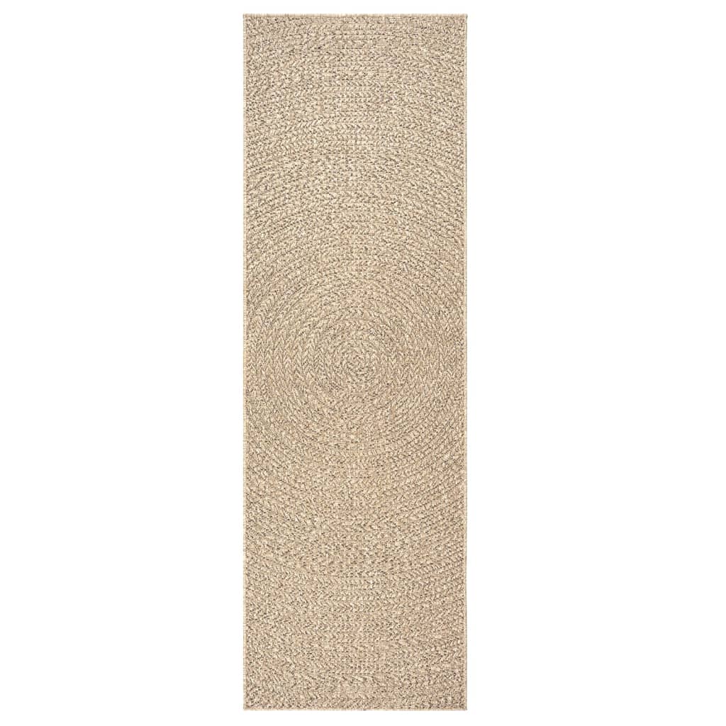 vidaXL Covor ZIZUR aspect iută, 80x200 cm, pentru interior și exterior vidaXL Covor ZIZUR aspect iută, 80x200 cm, pentru interior și exterior