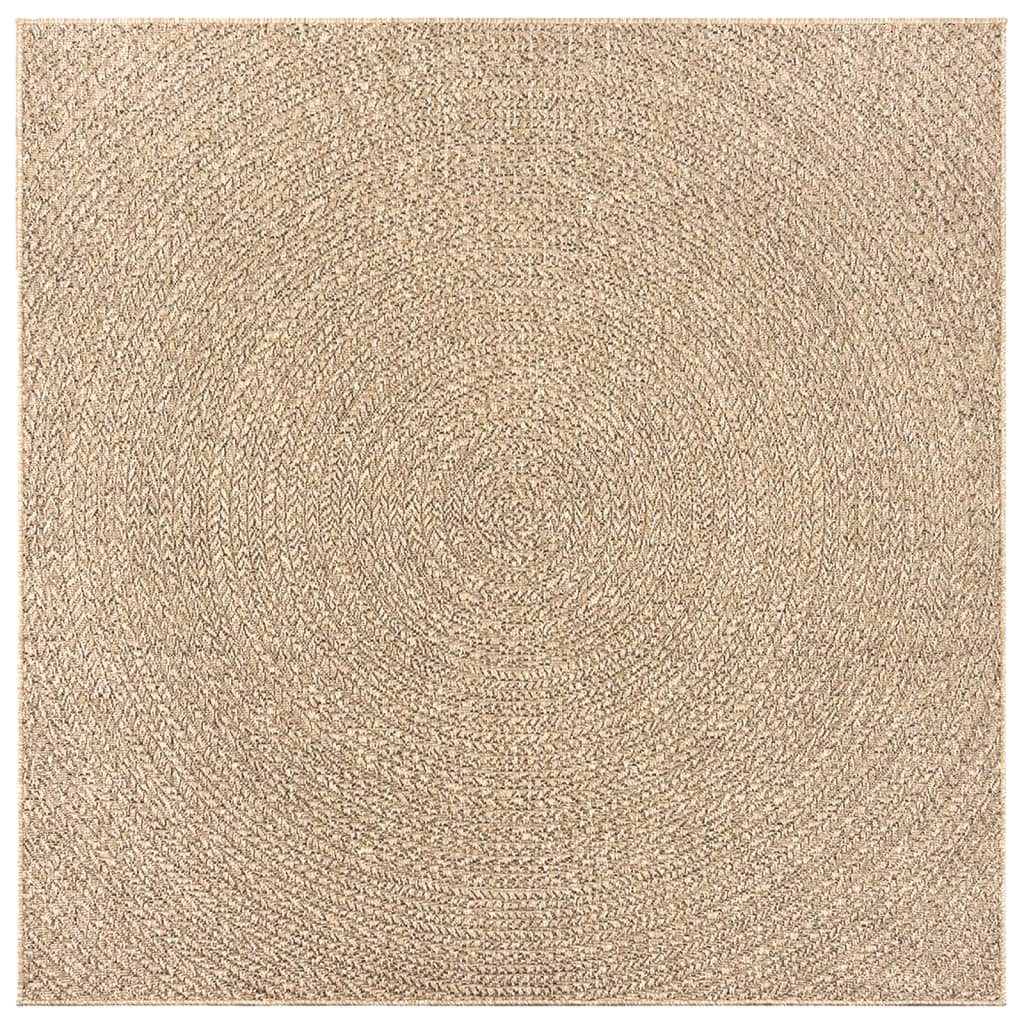 vidaXL Covor ZIZUR aspect iută, 200x200cm, pentru interior și exterior