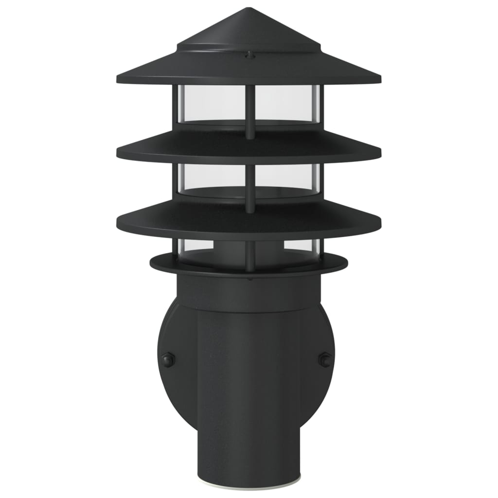 vidaXL Corpuri de iluminat exterior de perete 2 buc argintiu oțel inox vidaXL Corpuri de iluminat exterior de perete 2 buc argintiu oțel inox