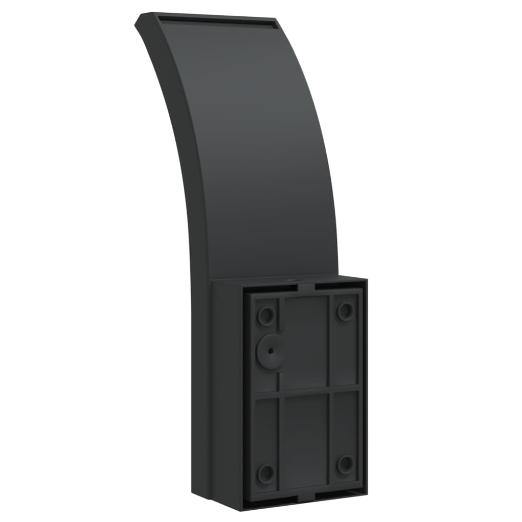 vidaXL Lămpi exterioare de perete cu LED/senzor 2 buc. negru aluminiu vidaXL Lămpi exterioare de perete cu LED/senzor 2 buc. negru aluminiu