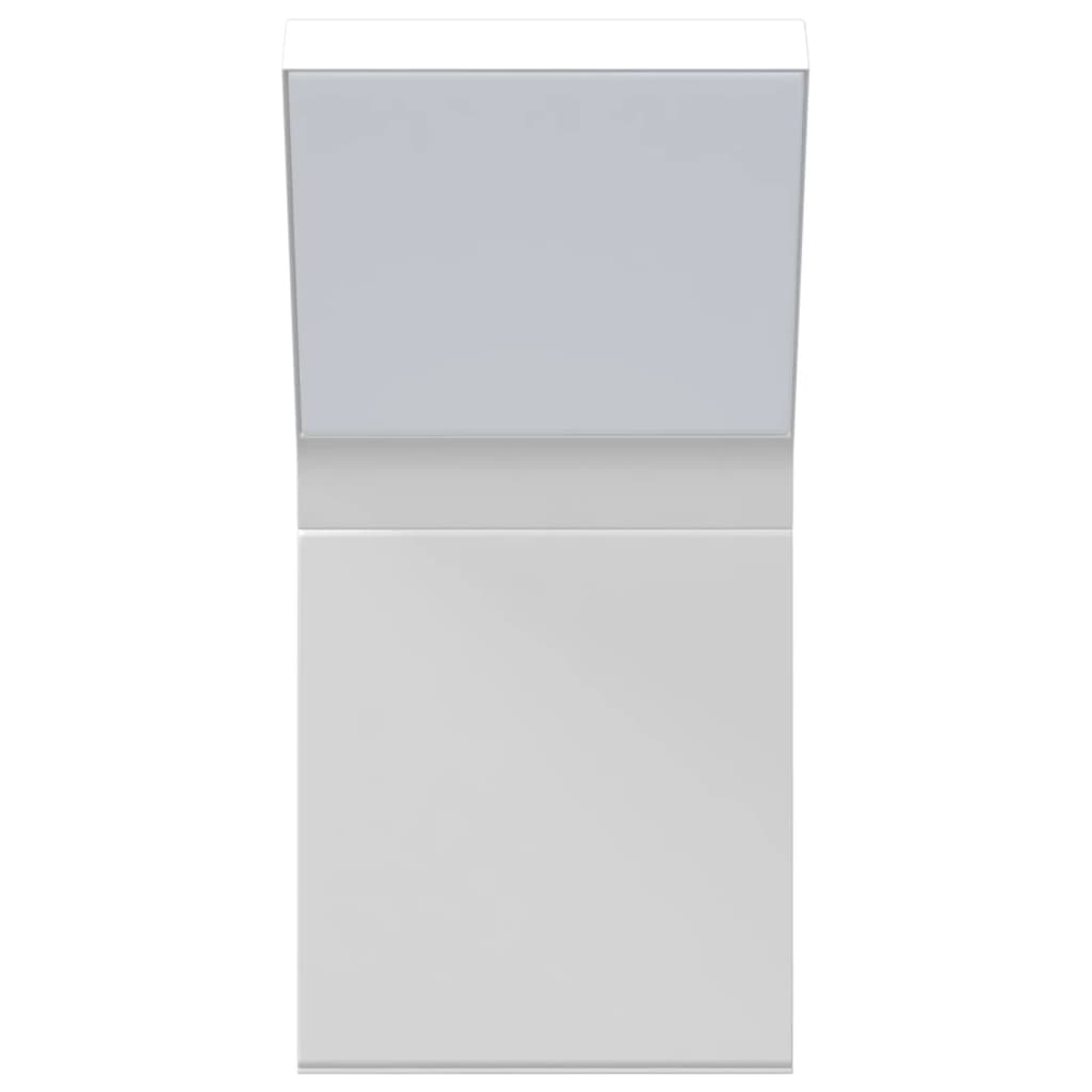 vidaXL Lămpi exterioare de perete cu LED 2 buc. alb, aluminiu turnat vidaXL Lămpi exterioare de perete cu LED 2 buc. alb, aluminiu turnat