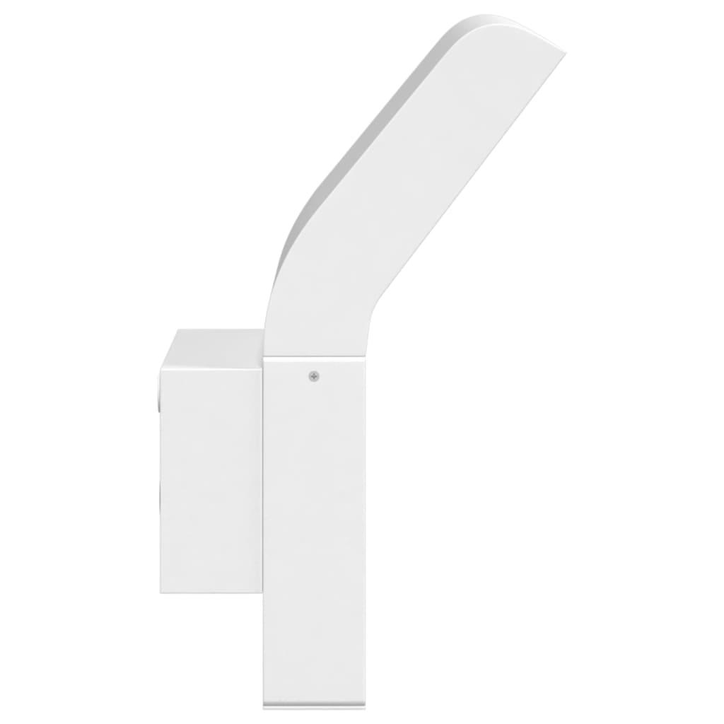 vidaXL Lămpi exterioare de perete cu LED 2 buc. alb, aluminiu turnat vidaXL Lămpi exterioare de perete cu LED 2 buc. alb, aluminiu turnat