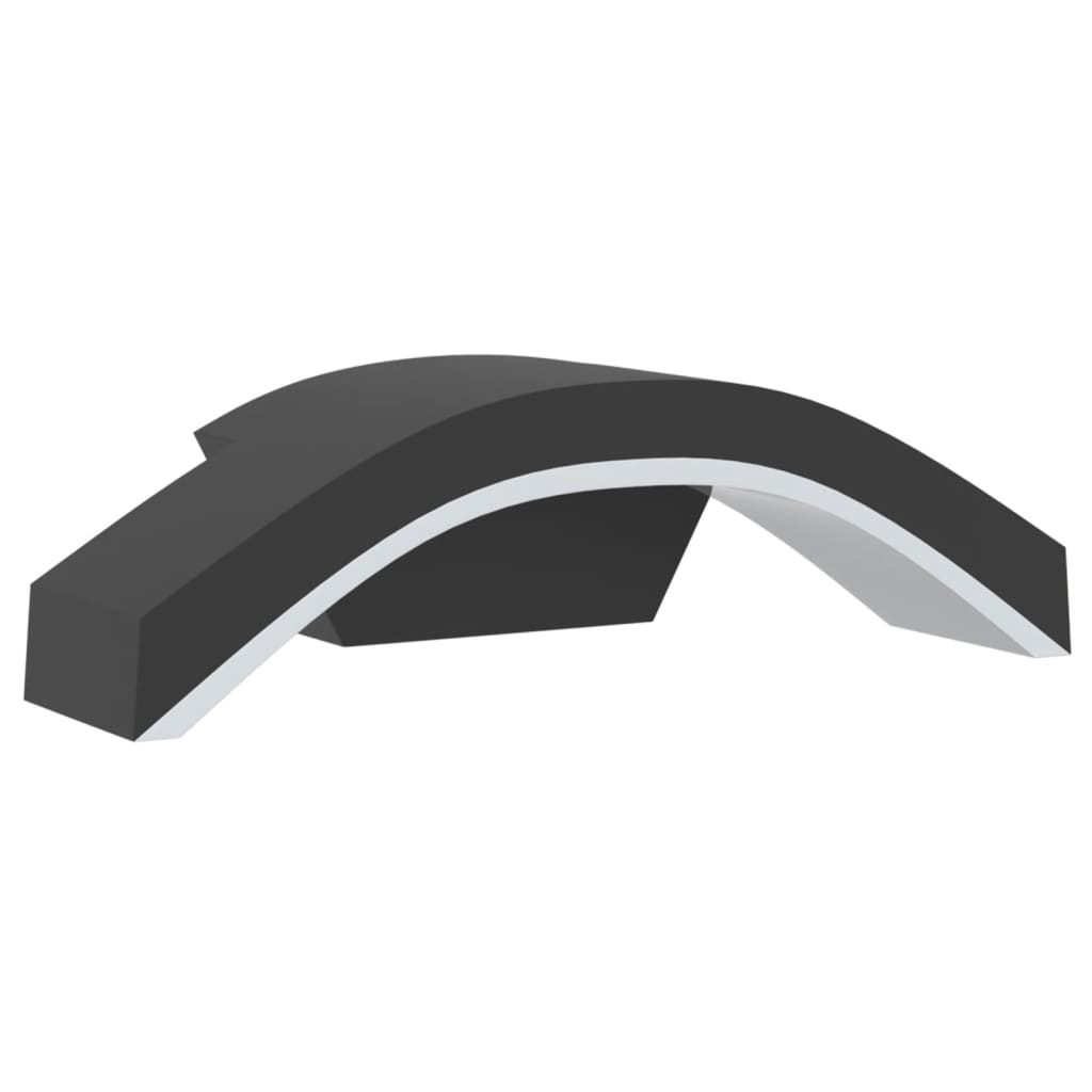 vidaXL Lămpi exterioare de perete cu LED 2 buc. negru, aluminiu turnat vidaXL Lămpi exterioare de perete cu LED 2 buc. negru, aluminiu turnat