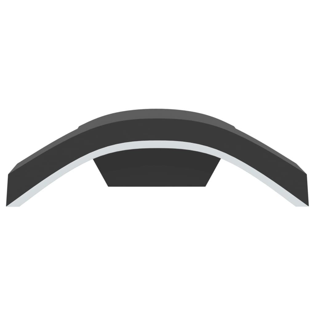 vidaXL Lămpi exterioare de perete cu LED 2 buc. negru, aluminiu turnat vidaXL Lămpi exterioare de perete cu LED 2 buc. negru, aluminiu turnat