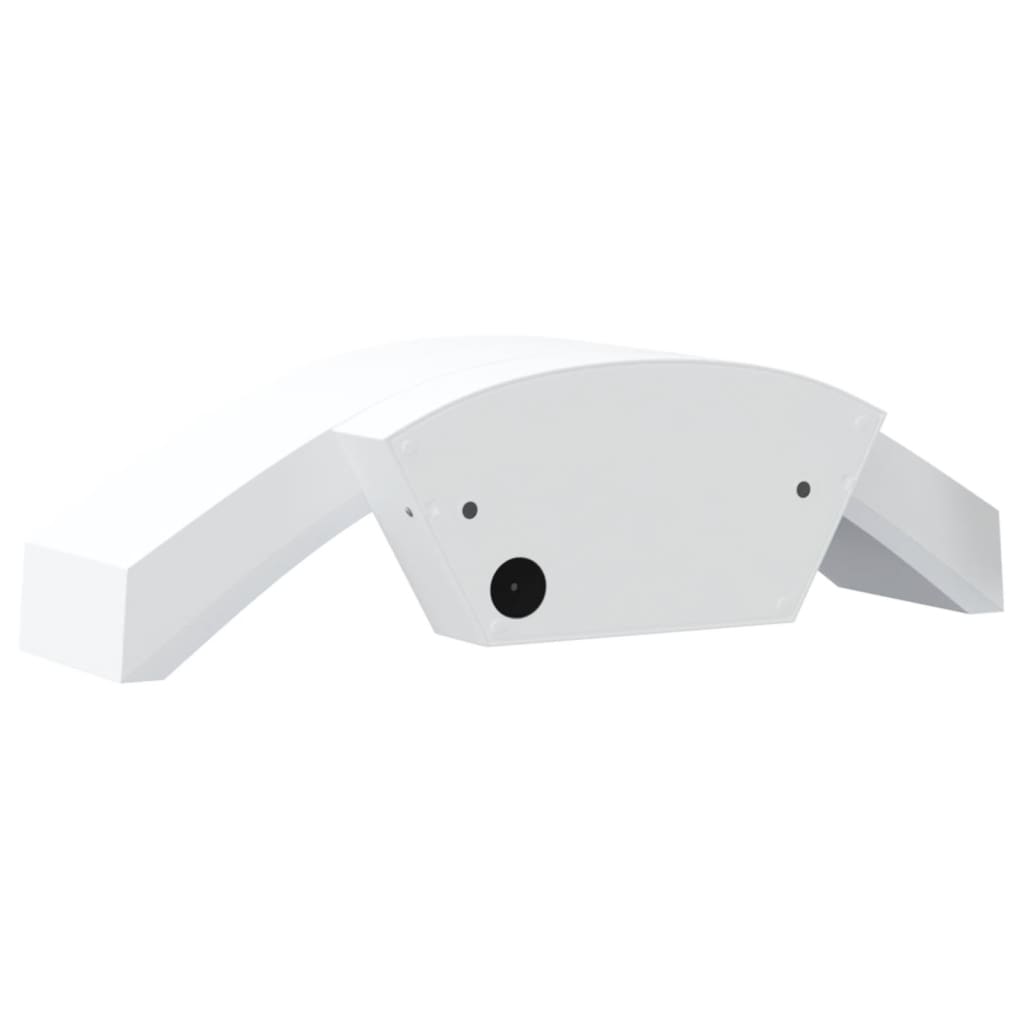 vidaXL Lămpi exterioare de perete cu LED 2 buc. alb, aluminiu turnat vidaXL Lămpi exterioare de perete cu LED 2 buc. alb, aluminiu turnat