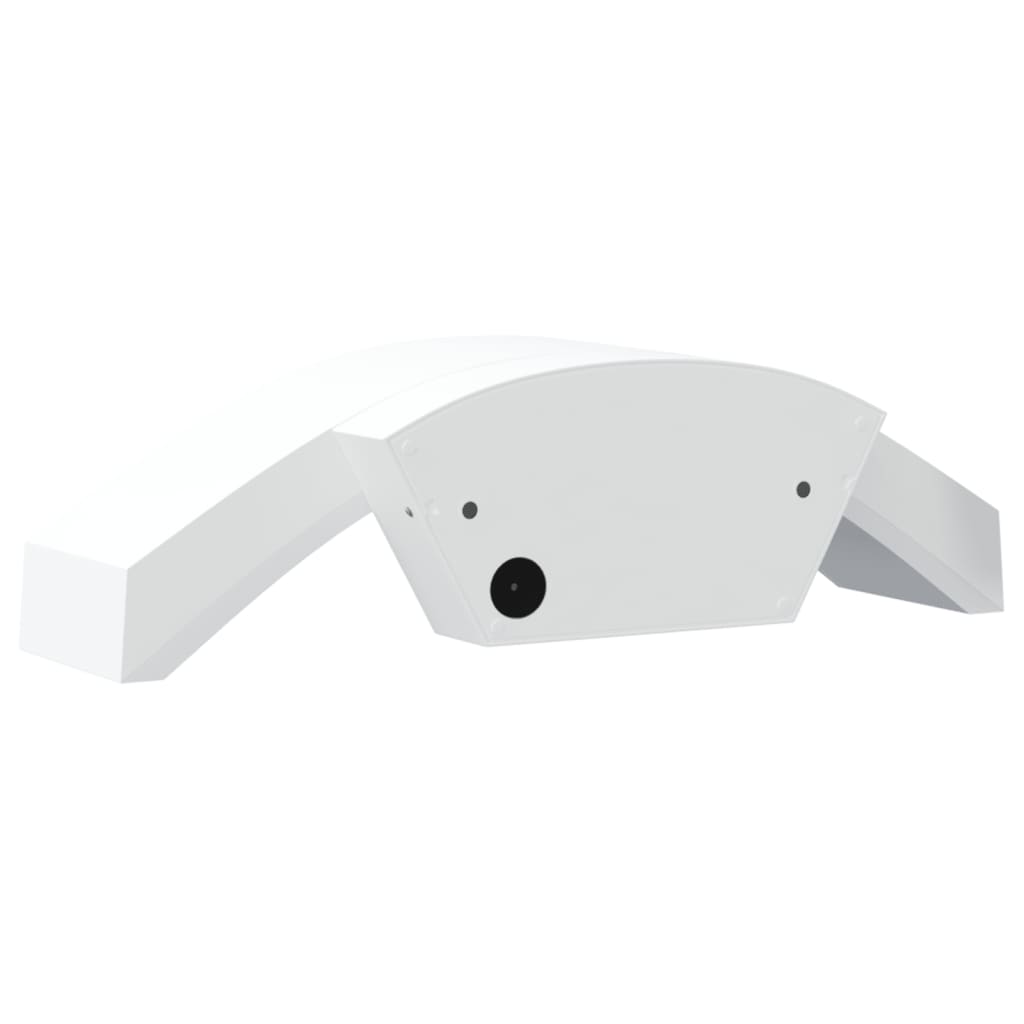 vidaXL Lămpi exterioare de perete LED/senzor 2 buc alb aluminiu turnat vidaXL Lămpi exterioare de perete LED/senzor 2 buc alb aluminiu turnat