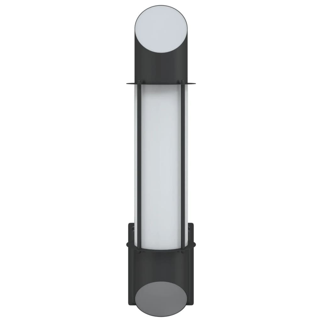 vidaXL Lampă exterioară de perete, negru, oțel inoxidabil vidaXL Lampă exterioară de perete, negru, oțel inoxidabil