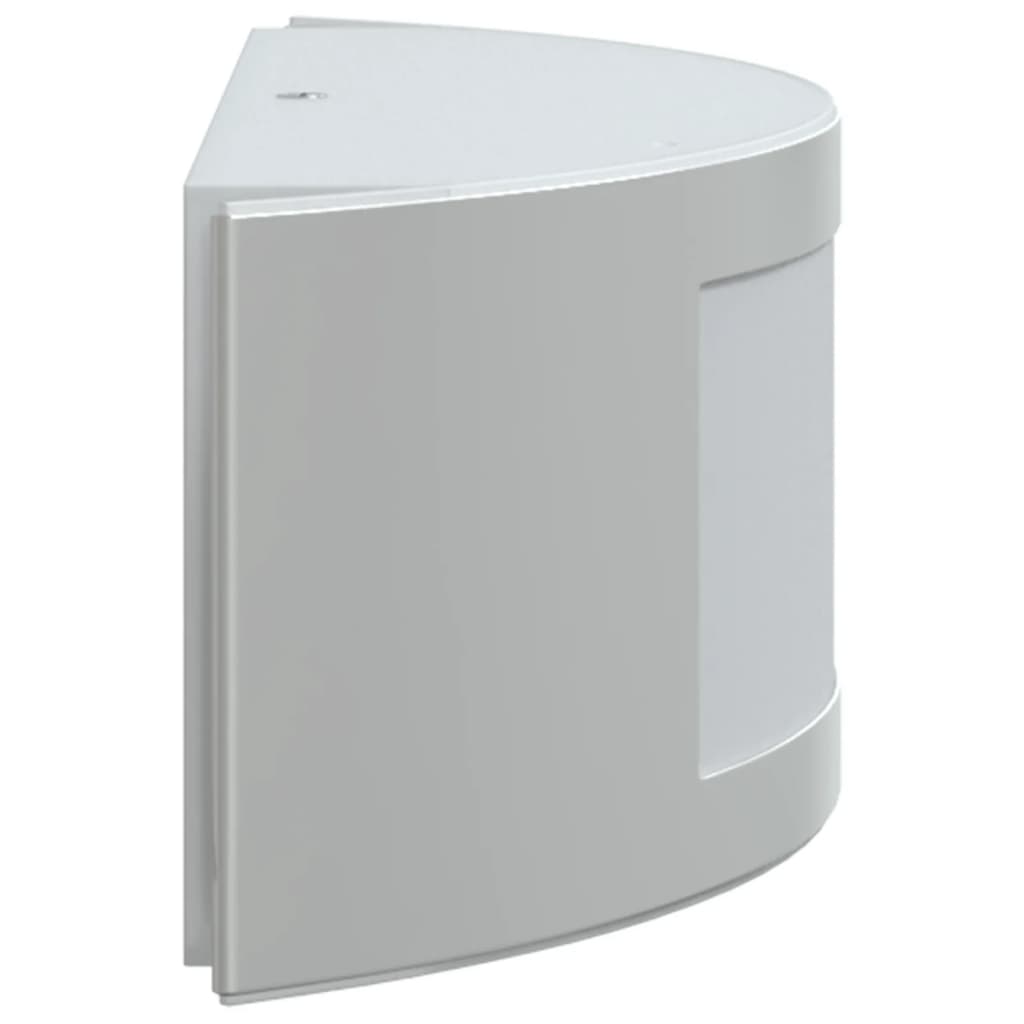 vidaXL Corpuri de iluminat exterior de perete 2 buc argintiu oțel inox vidaXL Corpuri de iluminat exterior de perete 2 buc argintiu oțel inox