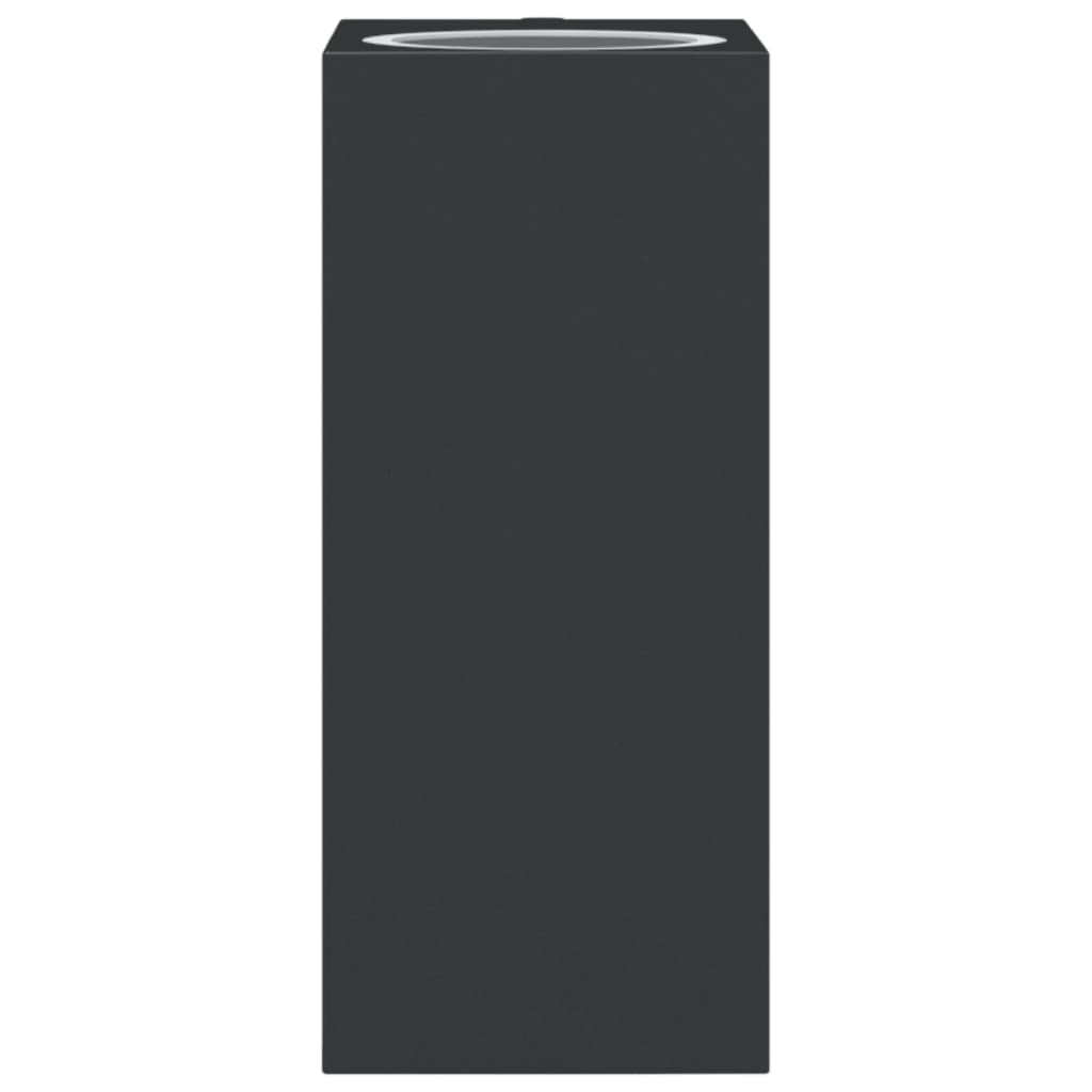 vidaXL Lămpi exterioare de perete cu LED 2 buc. negru, aluminiu turnat vidaXL Lămpi exterioare de perete cu LED 2 buc. negru, aluminiu turnat