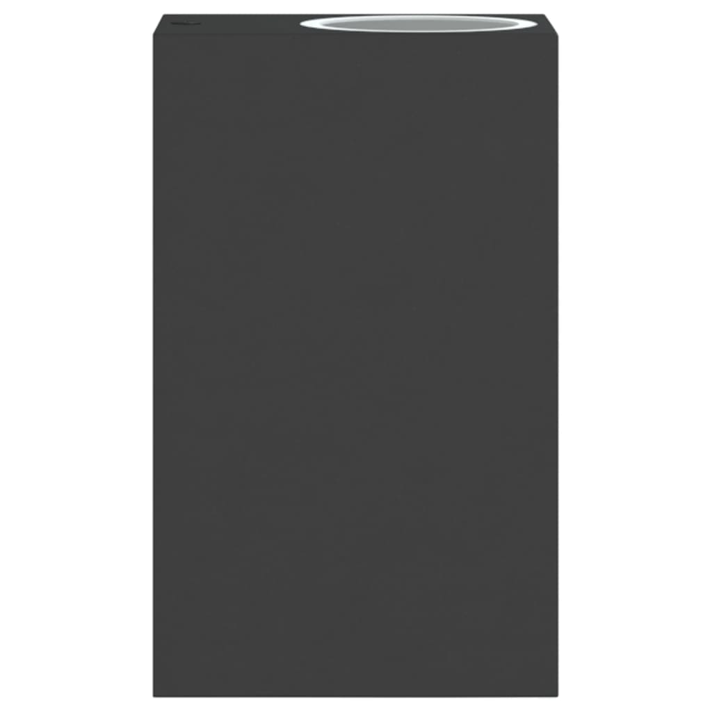 vidaXL Lămpi exterioare de perete cu LED 2 buc. negru, aluminiu turnat vidaXL Lămpi exterioare de perete cu LED 2 buc. negru, aluminiu turnat