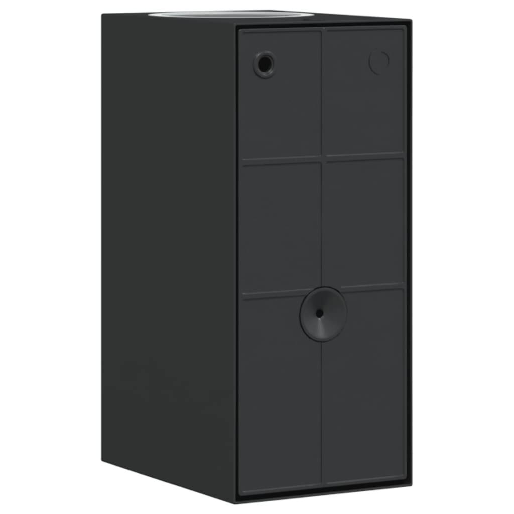 vidaXL Lămpi exterioare de perete cu LED 2 buc. negru, aluminiu turnat vidaXL Lămpi exterioare de perete cu LED 2 buc. negru, aluminiu turnat