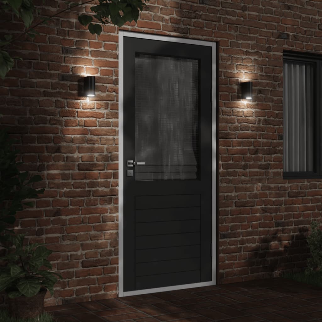 vidaXL Lampă exterioară de perete, negru, aluminiu turnat sub presiune vidaXL Lampă exterioară de perete, negru, aluminiu turnat sub presiune