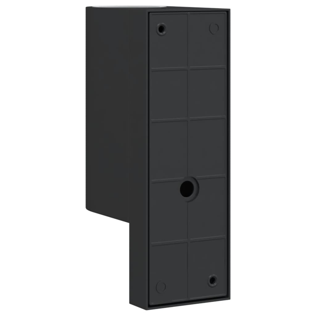 vidaXL Lămpi exterioare de perete senzori 2 buc. negru aluminiu turnat vidaXL Lămpi exterioare de perete senzori 2 buc. negru aluminiu turnat