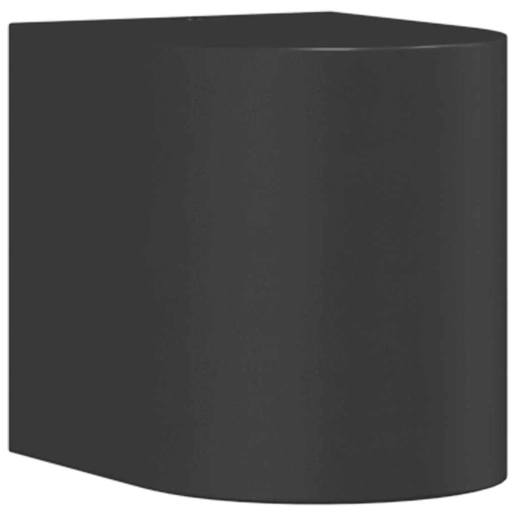 vidaXL Lampă exterioară de perete, negru, aluminiu turnat sub presiune