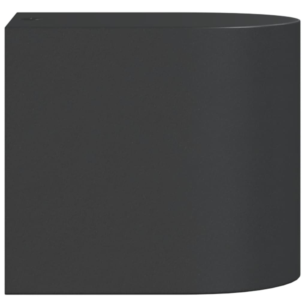 vidaXL Lampă exterioară de perete, negru, aluminiu turnat sub presiune