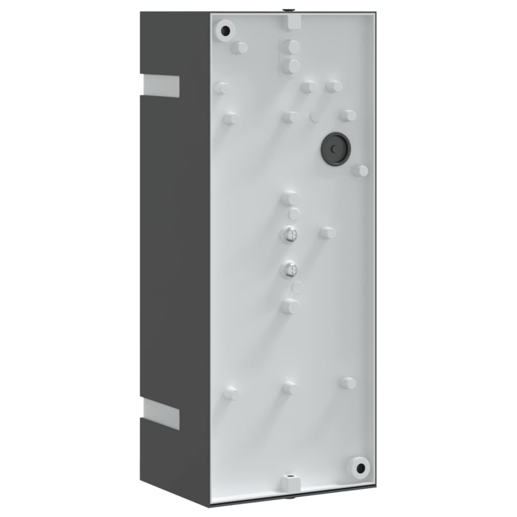 vidaXL Lampă exterioară de perete, negru, oțel inoxidabil vidaXL Lampă exterioară de perete, negru, oțel inoxidabil