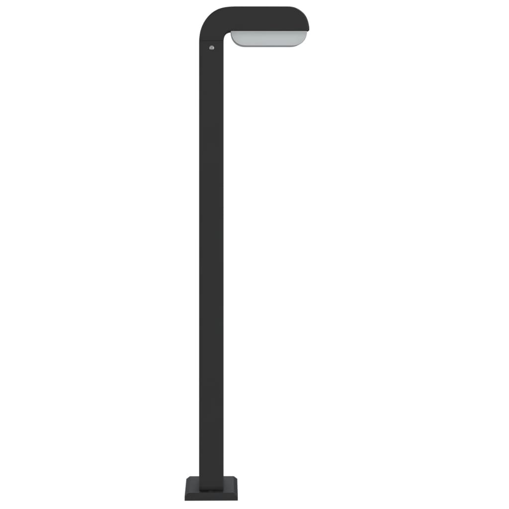 vidaXL Lămpi exterioare de podea 3 buc. negru 80 cm aluminiu turnat vidaXL Lămpi exterioare de podea 3 buc. negru 80 cm aluminiu turnat