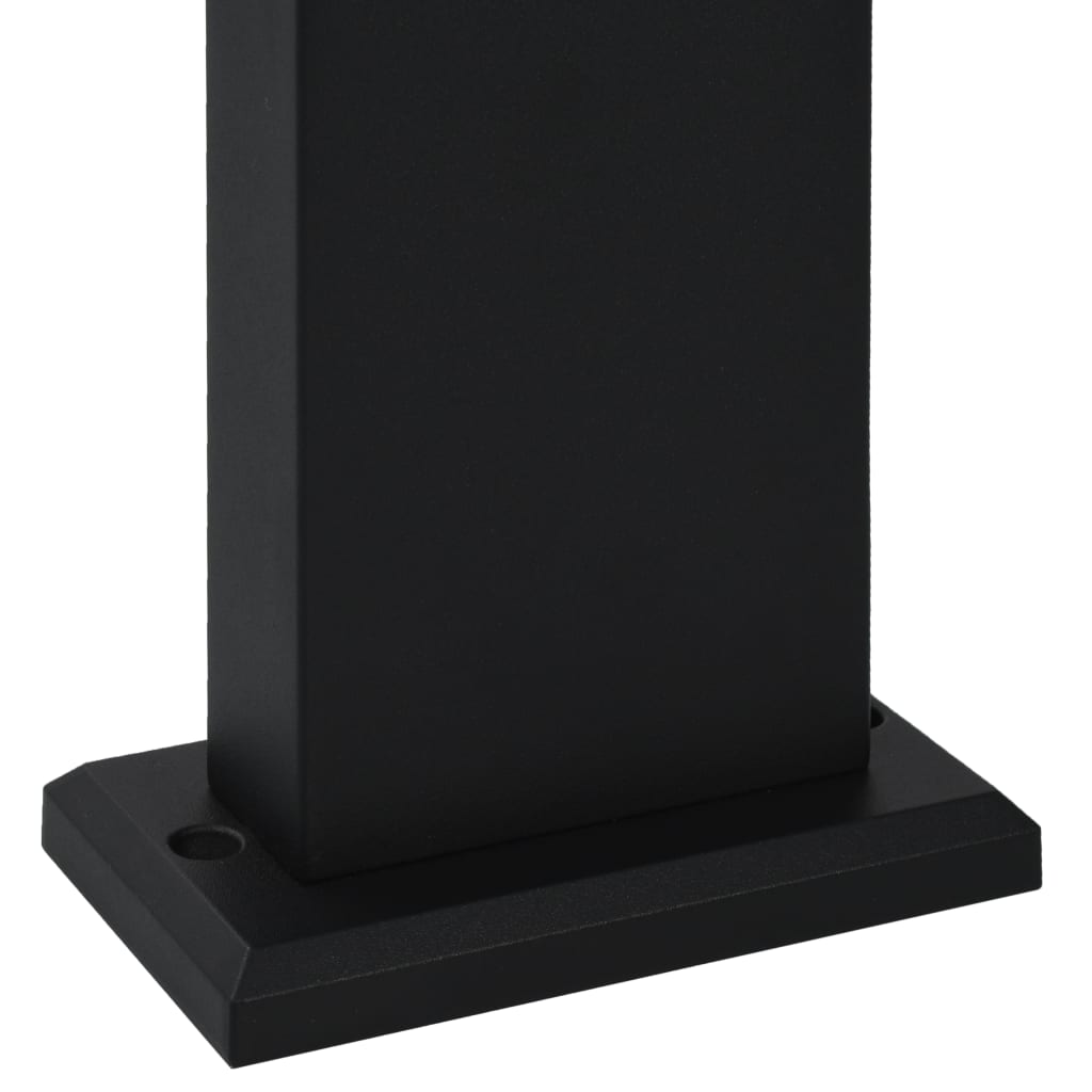 vidaXL Lămpi exterioare de podea 3 buc. negru 80 cm aluminiu turnat vidaXL Lămpi exterioare de podea 3 buc. negru 80 cm aluminiu turnat