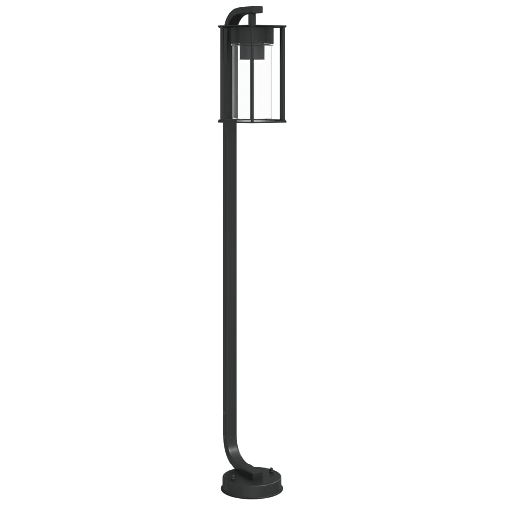 vidaXL Lampă exterioară de podea, negru, 100 cm, oțel inoxidabil vidaXL Lampă exterioară de podea, negru, 100 cm, oțel inoxidabil