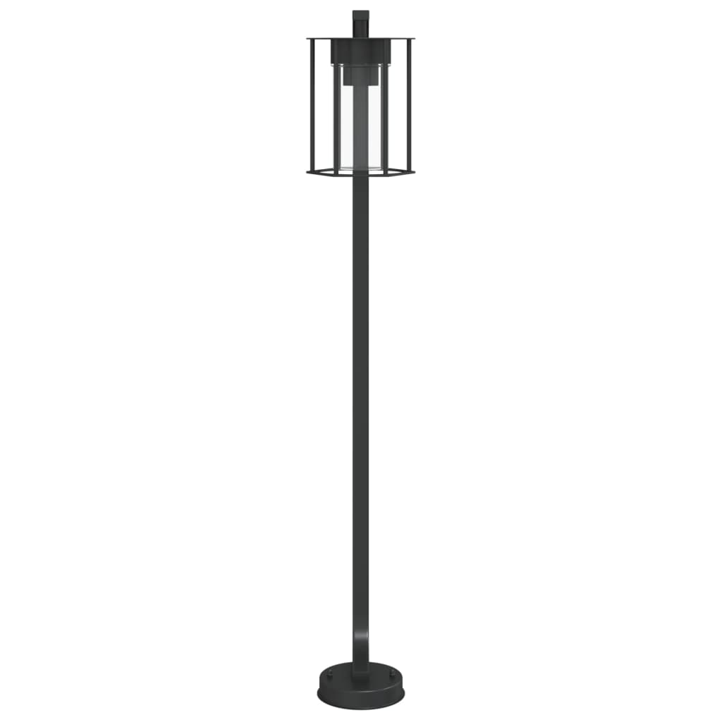 vidaXL Lampă exterioară de podea, negru, 100 cm, oțel inoxidabil vidaXL Lampă exterioară de podea, negru, 100 cm, oțel inoxidabil