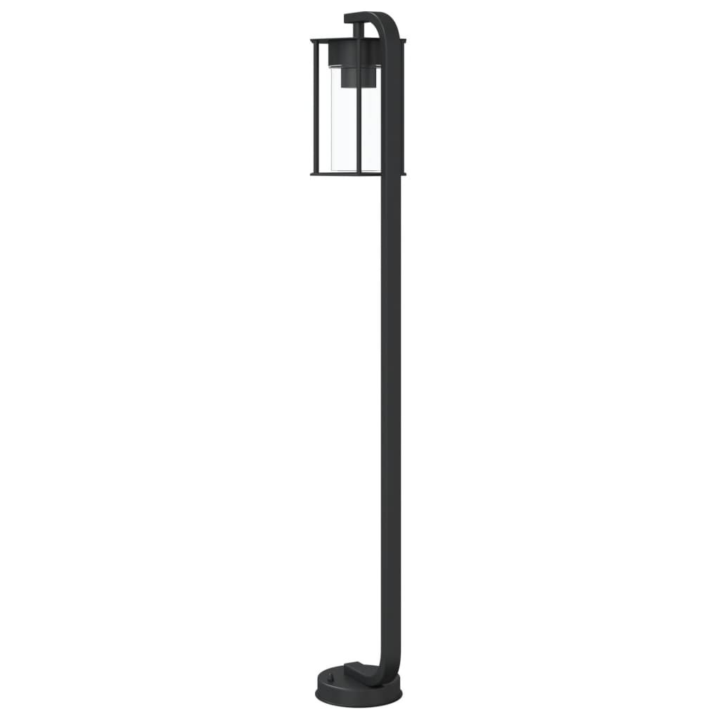 vidaXL Lampă exterioară de podea, negru, 100 cm, oțel inoxidabil vidaXL Lampă exterioară de podea, negru, 100 cm, oțel inoxidabil
