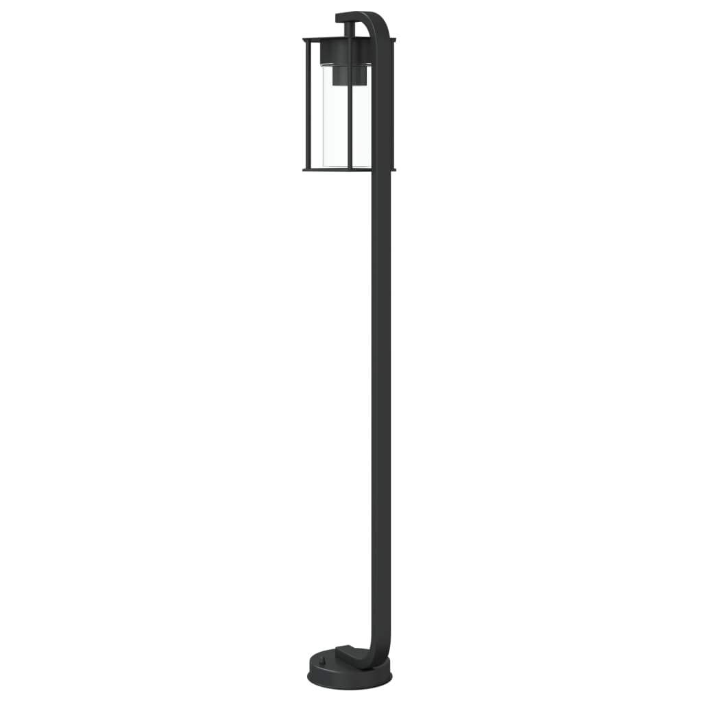 vidaXL Lămpi de podea de exterior 3 buc. negru 100 cm oțel inoxidabil vidaXL Lămpi de podea de exterior 3 buc. negru 100 cm oțel inoxidabil