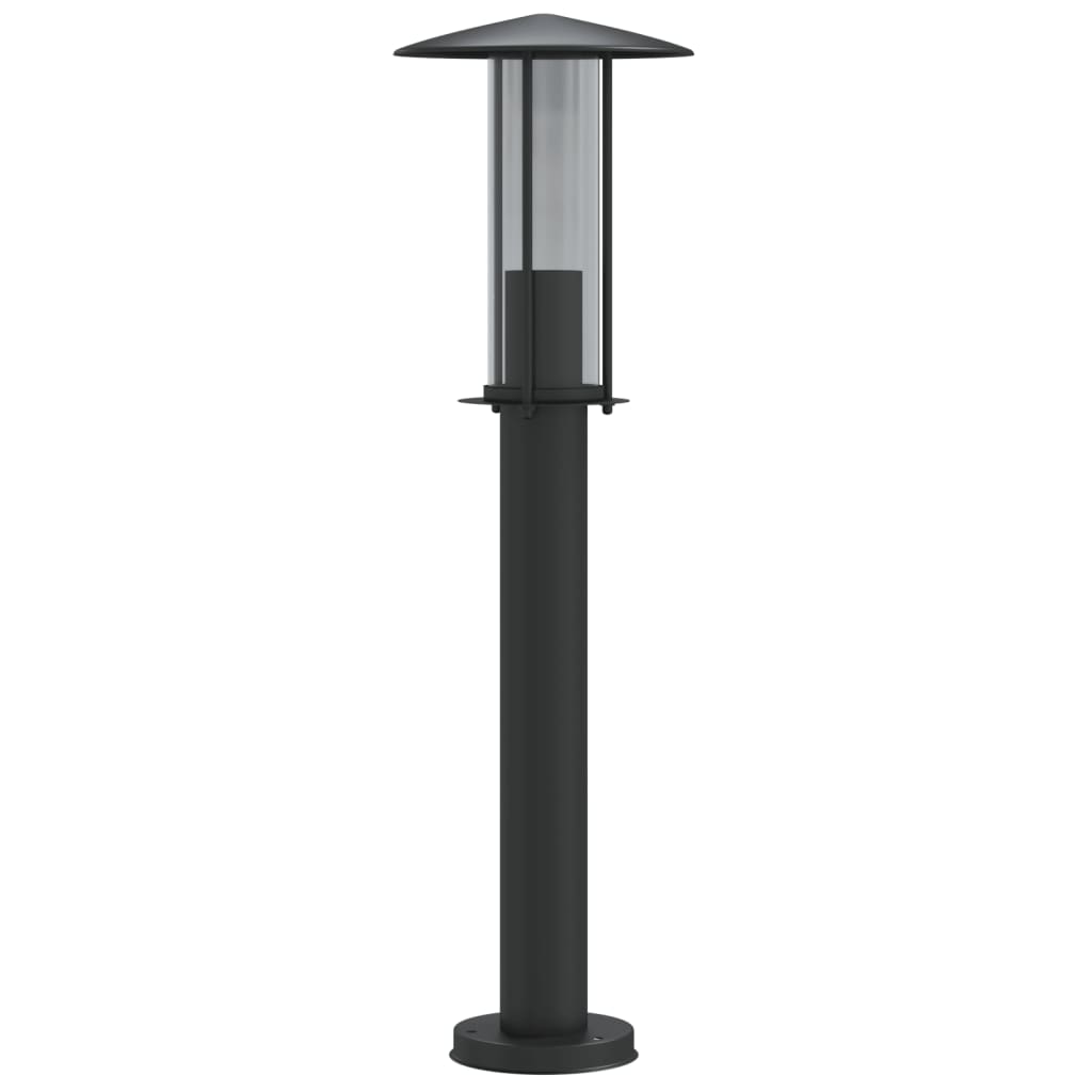 vidaXL Lampă exterioară de podea, negru, 60 cm, oțel inoxidabil vidaXL Lampă exterioară de podea, negru, 60 cm, oțel inoxidabil