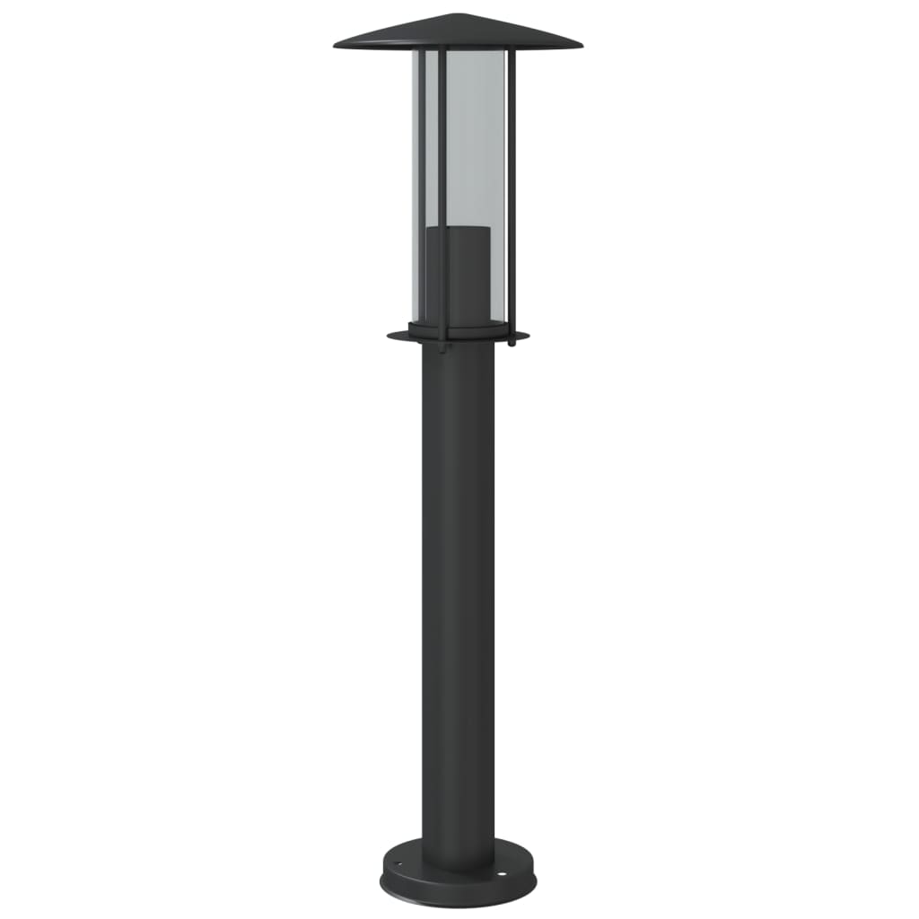 vidaXL Lămpi de podea de exterior 3 buc. negru 60 cm oțel inoxidabil vidaXL Lămpi de podea de exterior 3 buc. negru 60 cm oțel inoxidabil