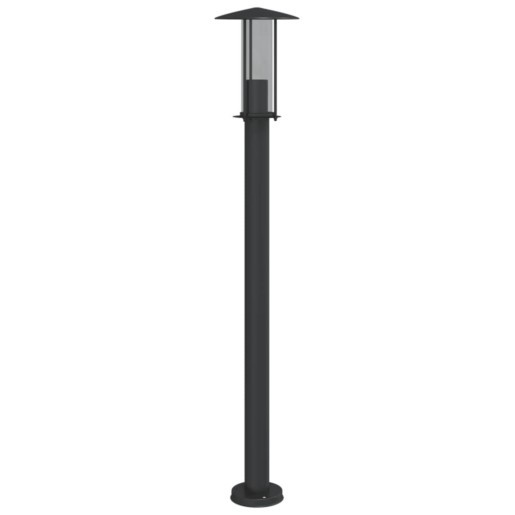 vidaXL Lampă exterioară de podea, negru, 100 cm, oțel inoxidabil vidaXL Lampă exterioară de podea, negru, 100 cm, oțel inoxidabil