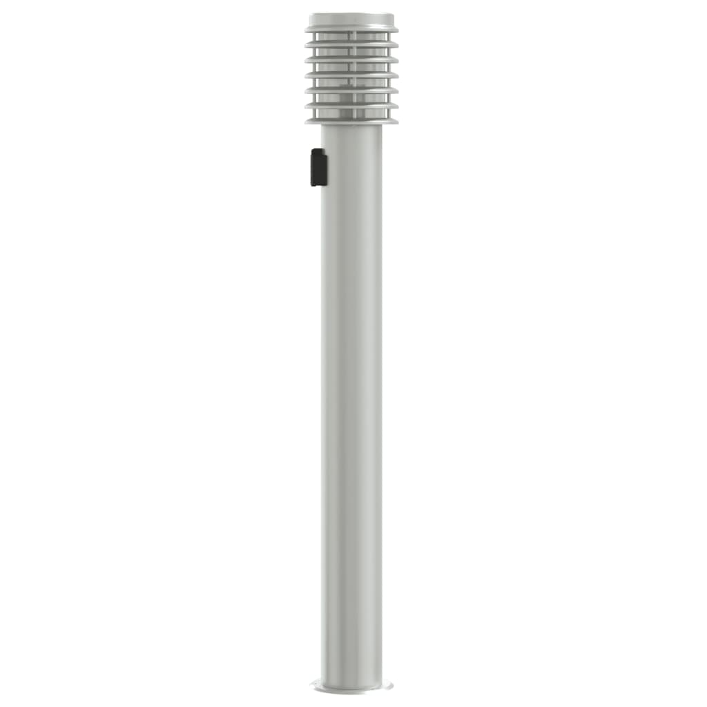 vidaXL Lămpi de podea de exterior 3 buc argintiu 110cm oțel inoxidabil vidaXL Lămpi de podea de exterior 3 buc argintiu 110cm oțel inoxidabil