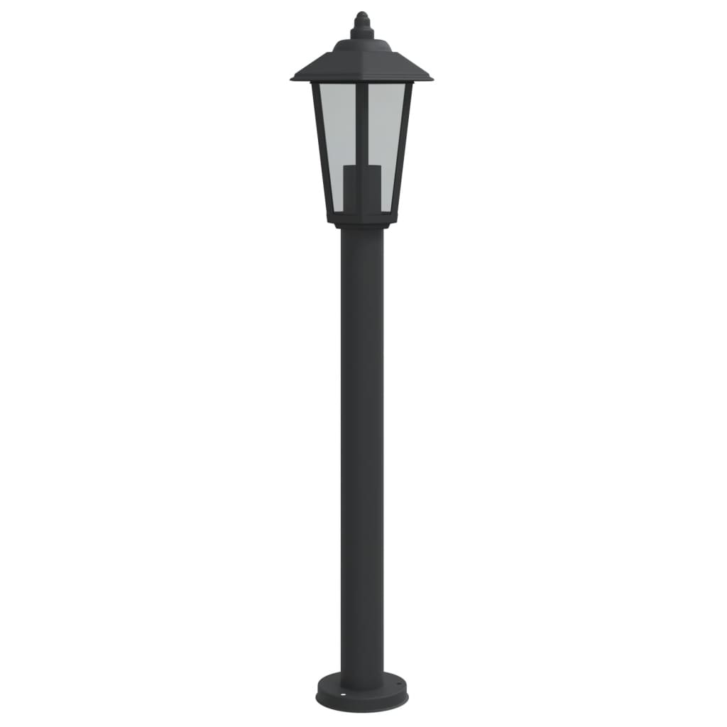 vidaXL Lampă exterioară de podea, negru, 80 cm, oțel inoxidabil vidaXL Lampă exterioară de podea, negru, 80 cm, oțel inoxidabil