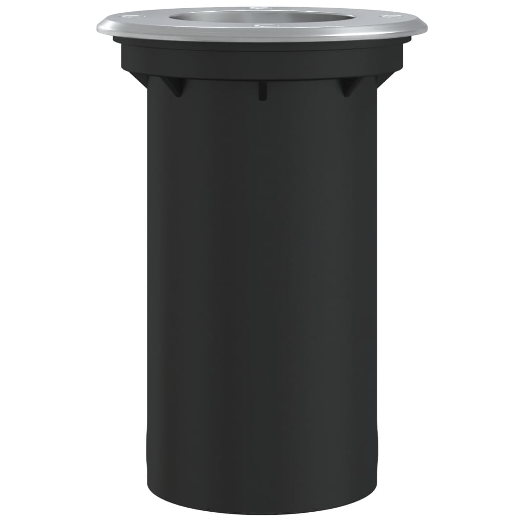vidaXL Lampă exterioară de sol, rotundă, negru, 10,5x10,5 cm, aluminiu vidaXL Lampă exterioară de sol, rotundă, negru, 10,5x10,5 cm, aluminiu