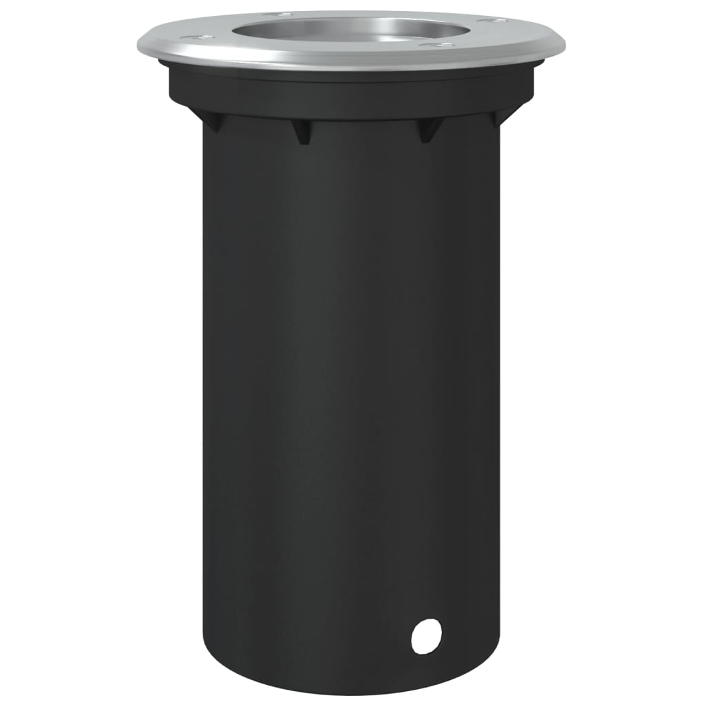 vidaXL Lampă exterioară de sol, rotundă, negru, 10,5x10,5 cm, aluminiu vidaXL Lampă exterioară de sol, rotundă, negru, 10,5x10,5 cm, aluminiu