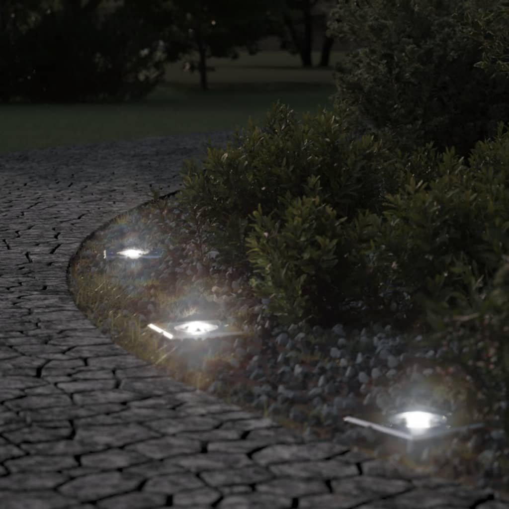 vidaXL Lampă exterioară de sol, pătrat, negru, 10,5x10,5 cm, aluminiu vidaXL Lampă exterioară de sol, pătrat, negru, 10,5x10,5 cm, aluminiu