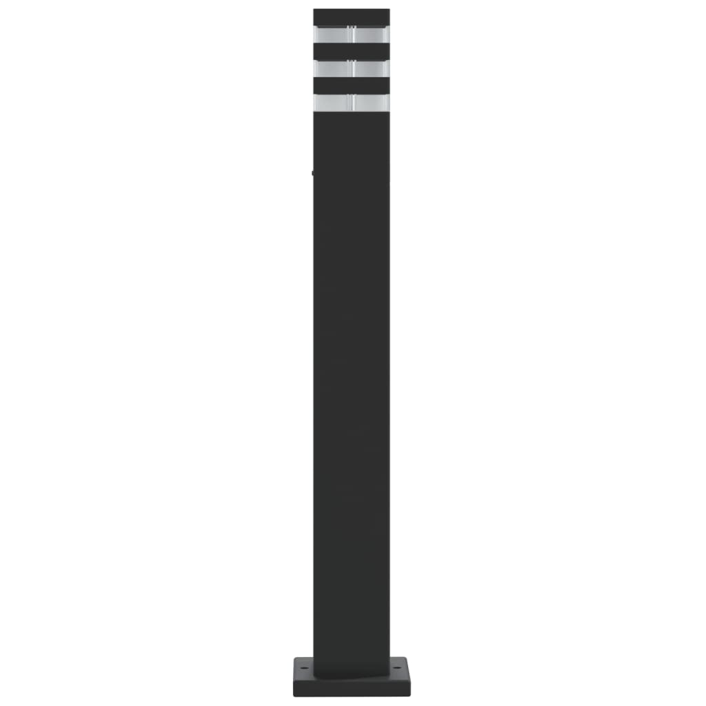 vidaXL Lampă de podea de exterior, negru, 50 cm, aluminiu vidaXL Lampă de podea de exterior, negru, 50 cm, aluminiu