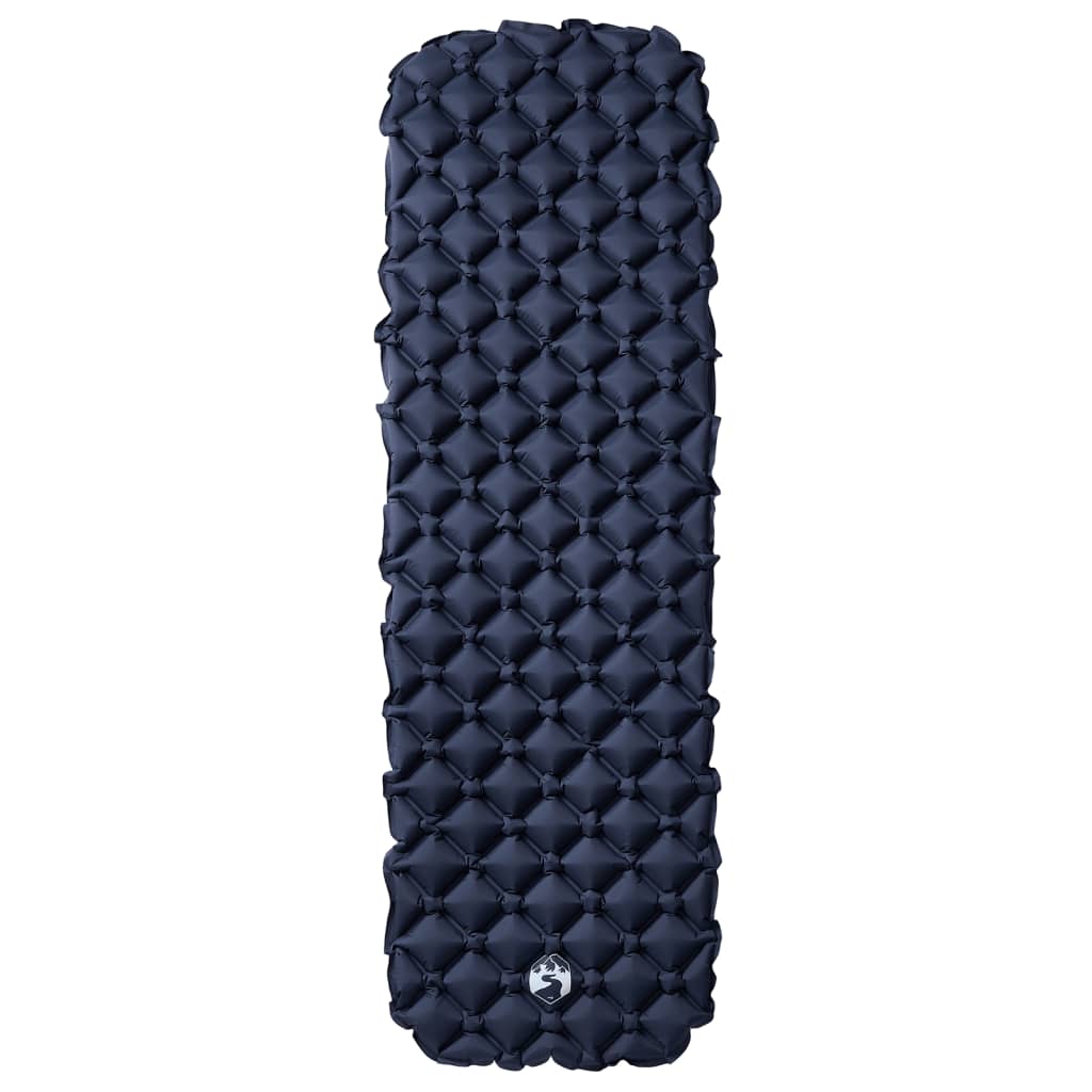 vidaXL Saltea gonflabilă de camping, 1 persoană, gri, 190x58x6 cm vidaXL Saltea gonflabilă de camping, 1 persoană, gri, 190x58x6 cm