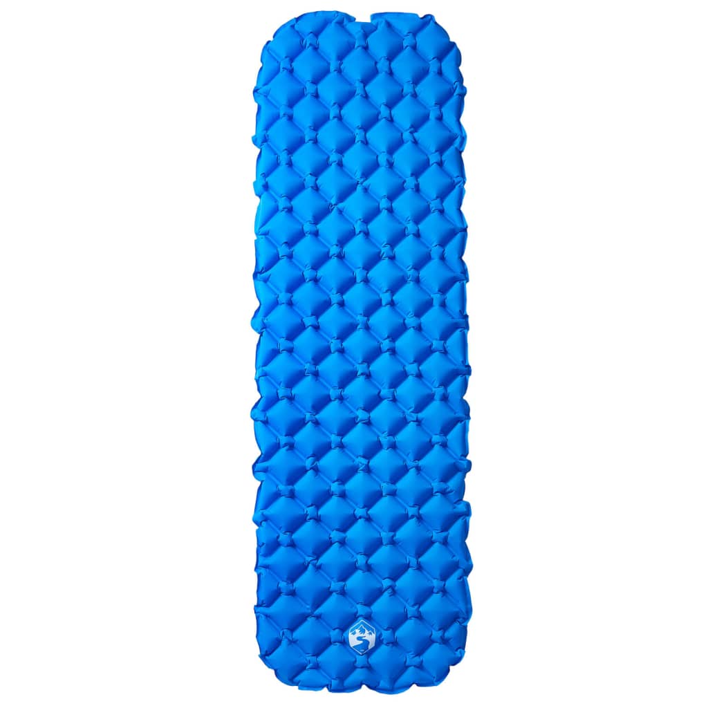 vidaXL Saltea gonflabilă de camping, 1 persoană, albastru, 190x58x6 cm vidaXL Saltea gonflabilă de camping, 1 persoană, albastru, 190x58x6 cm