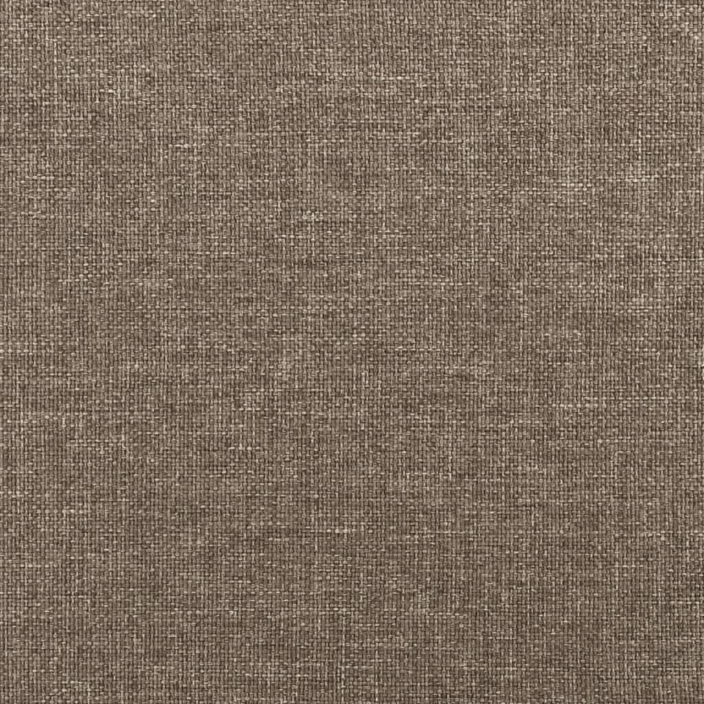 vidaXL Saltea de pat cu arcuri, gri taupe, 120x190x20 cm, textil vidaXL Saltea de pat cu arcuri, gri taupe, 120x190x20 cm, textil