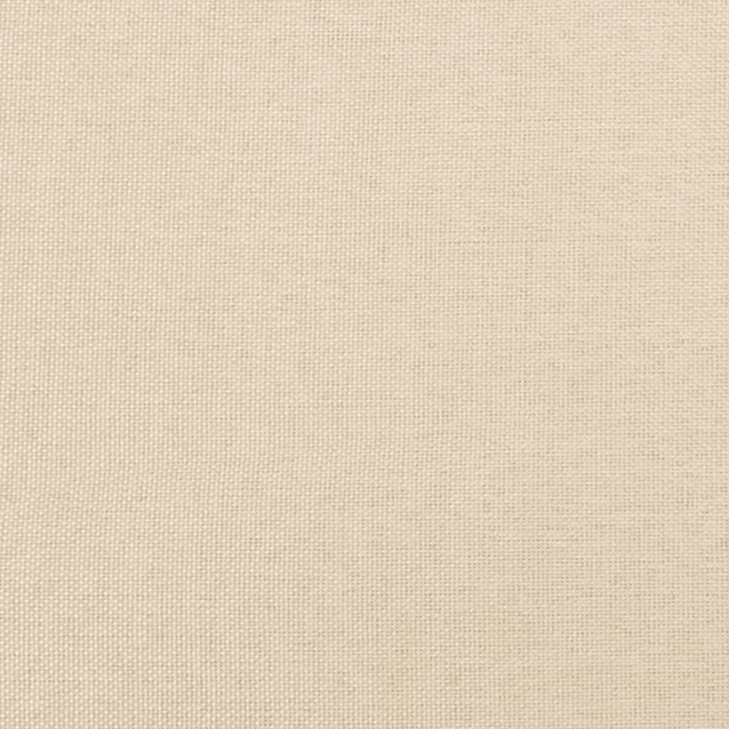 vidaXL Saltea de pat cu arcuri, crem, 120x190x20 cm, textil vidaXL Saltea de pat cu arcuri, crem, 120x190x20 cm, textil