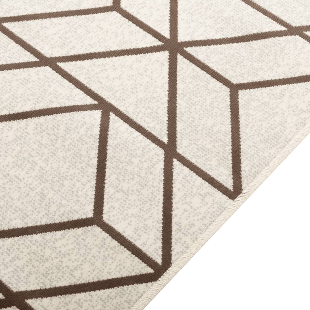 vidaXL Covor interior/exterior, multicolor, 120x180 cm, anti-alunecare