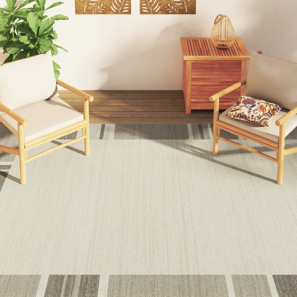 vidaXL Covor interior/exterior, multicolor, 190x300 cm, anti-alunecare