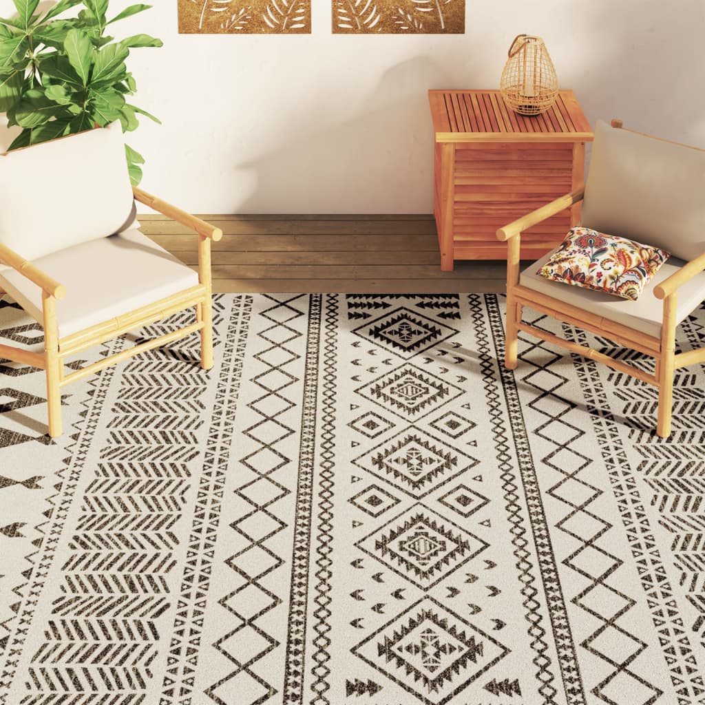 vidaXL Covor interior/exterior, multicolor, 190x300 cm, anti-alunecare
